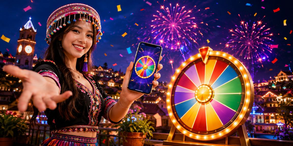 Bàn Roulette được trang trí theo phong cách lễ hội văn hóa vùng cao Sapa